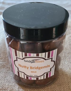 Nutty Bridgemix - Milk Chocolate - 14 oz Jar