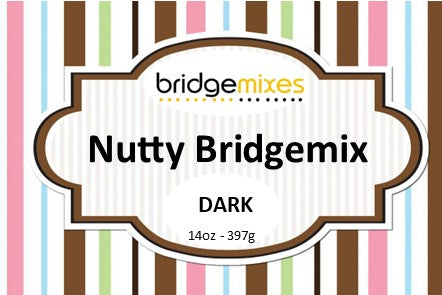 Nutty Bridgemix - Dark Chocolate - 14 oz Jar