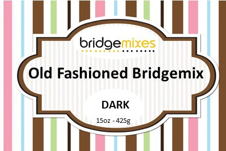 Old Fashioned Bridgemix - Dark Chocolate - 15 oz Jar