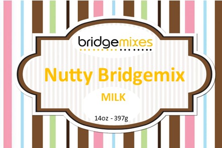 Nutty Bridgemix - Milk Chocolate - 14 oz Jar
