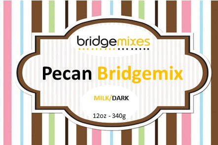 Pecan Lovers Bridgemix - Milk/Dark Chocolate - 12 oz Jar