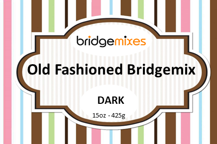 Old Fashioned Bridgemix - Dark Chocolate - 15 oz Jar