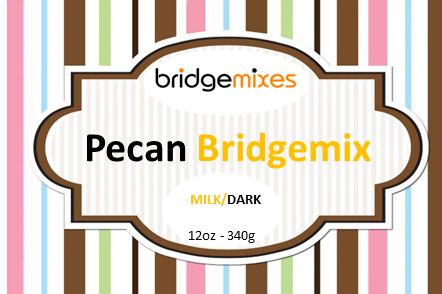 Pecan Lovers Bridgemix - Milk/Dark Chocolate - 12 oz Jar